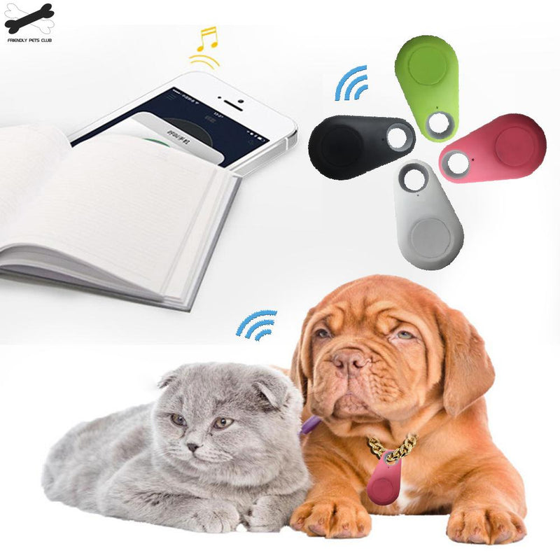 Mini rastreador GPS inteligente para animais de estimação anti-perda à prova d'água Bluetooth rastreador para cachorro de estimação gato chaves bolsa carteira crianças